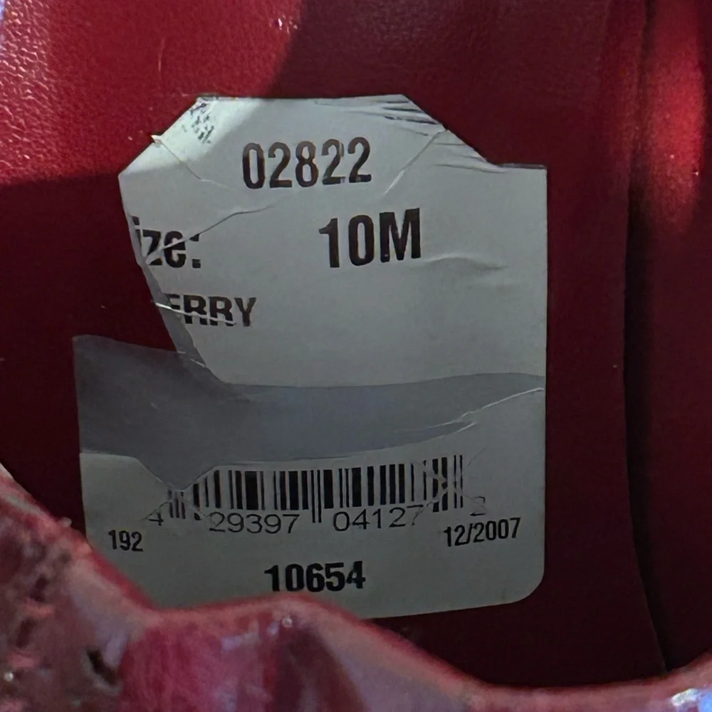 Franco Sarto Burgundy Leather Heels - Picture 6 of 6